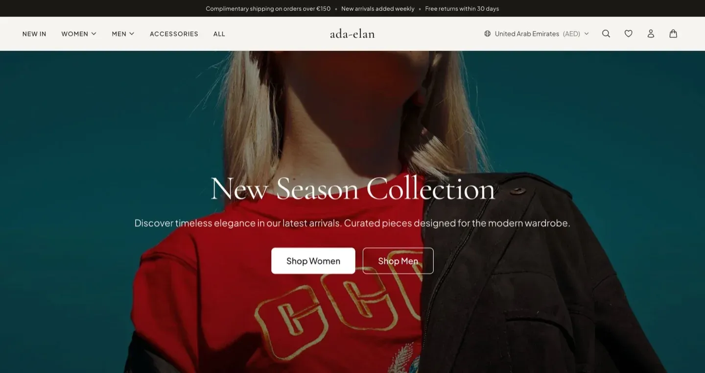 Homepage Hero Section